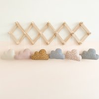 Handgemachte Wanddeko Wolke Fürs Kinderzimmer Leinen/Baumwolle Handgemachte Wanddeko Wolke Fürs Kinderzimmer Leinen/Baumwolle von LittleBambinoBear