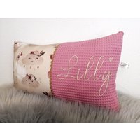 Geburtskissen Wolken Zur Dekoration Im Kinderzimmer, Personalisierte Geschenke Geburt Und Taufe von LittleCandi