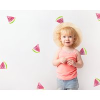 Aquarell Wassermelonen Keile | Wandtattoos Wiederverwendbare Stoff-Wandaufkleber Umweltfreundlich Schälen & Aufkleben Buntes Kinderzimmer Obst Aquarell Wassermelonen Keile | Wandtattoos Wiederverwendbare Stoff-Wandaufkleber Umweltfreundlich Schälen & Aufkleben Buntes Kinderzimmer Obst von LittleCooperLane