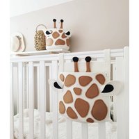 Filz Giraffe Krippe Orgaziner, Baby Safari Windel Caddy, Tasche Organizer Filz Giraffe Krippe Orgaziner, Baby Safari Windel Caddy, Tasche Organizer von LittleCrazyThings