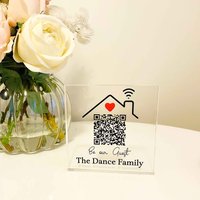 Wlan-Qr-Code-Schild, Wlan-Acryl-Schild, Wlan-Code, Wlan-Passwort, Benutzerdefinierter Wlan-Qr-Code, Acrylschild Wlan-Qr-Code-Schild, Wlan-Acryl-Schild, Wlan-Code, Wlan-Passwort, Benutzerdefinierter Wlan-Qr-Code, Acrylschild von LittleDance