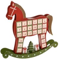 Schaukelpferd Weihnachten Advent, Holz Countdown Zu Weihnachten, Belohnungsbox, Rot & Grün, Frech Oder Schön, Personalisiertes Geschenk Schaukelpferd Weihnachten Advent, Holz Countdown Zu Weihnachten, Belohnungsbox, Rot & Grün, Frech Oder Schön, Personalisiertes Geschenk von LittleEmpireHomeware