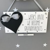 Großeltern-Schwangerschaftsanzeige - Countdown, Bis Wir Großeltern Werden von LittleEnglandGifts