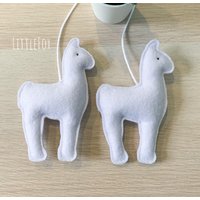 Lama Für Mobile - Babyzimmerdekoration von LittleFoxForBaby