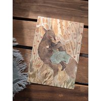 Sommerwald Postkarte von LittleFoxPost