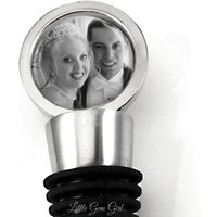 Benutzerdefinierte Foto Weinstopper Personalisiertes Geschenk - Edelstahl Bild Flaschenverschluss Hochzeitsbevorzugung Für Braut Bräutigam Oder Gäste von LittleGemGirl