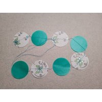 Papiergirlande, Hänger, Handgemacht, Hochwertig/Fensterdeko Banner Girlande Hängedeko Türschmuck von LittleHandmadeGift
