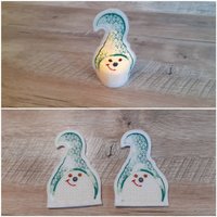 Teelicht Cover/Led Wichtel Glückswichtel von LittleHandmadeGift