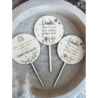 Pflanzenstecker Abschiedsgeschenk Erzieher/Hebamme/Lehrer von LittleLConceptstore