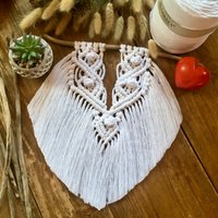 Boho Makramee in Weiß Boho Makramee in Weiß von LittleMacrameThings