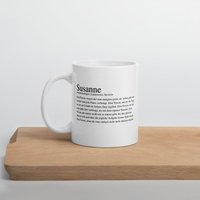 Abschiedsgeschenk Arbeitskollege/In | Tasse Für Die Arbeitskollegin Personalisiert Mit Spruch, Mit Lieblingskollegin, Büro, Namen von LittleMathildaDE