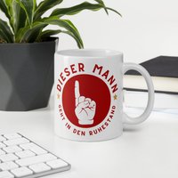 Rentner Tasse 2022 Mit Spruch "Dieser Mann Geht in Den Ruhestand", Abschiedsgeschenk Zur Rente, Pension, Ruhestand Für Kollegen Aus Keramik von LittleMathildaDE
