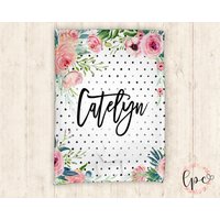 Personalisierte Blumen Babydecke - Blumenstrauß Personalisierte Decke Aquarell Benutzerdefinierte Baby Name Personalisierte Blumen Babydecke - Blumenstrauß Personalisierte Decke Aquarell Benutzerdefinierte Baby Name von LittlePeonyCo