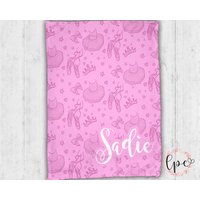 Personalisierte Tanz Babydecke - Ballerina Decke Tanzen Ballett von LittlePeonyCo