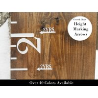 Einfache Wachstums-Chart-Höhenmarkierer | Wachstumstabelle Messlatte Aus Holz Größenmarkierung Alterspfeile - Altersmarker von LittlePrairieCraftCo