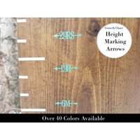 Hübsche Kleine Herz Höhenmarkierungspfeile | Messlatte Für Mädchen - Holz Pfeile Kinderzimmer Deko von LittlePrairieCraftCo