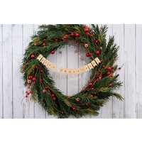 Winzig "Frohe Weihnachten" Bunting, Einzigartiger Weihnachtsbaum, Kranz Oder Mantelgirlande, Individuelles Urlaubsschild von LittleSlothFriend