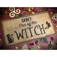 Die Zeichen Der Hexen Verärgere Dich Nicht Über Die Hexe Heidentum Pagan Wicca Wiccan Laser Gravierte Pyrographie Hexerei Hexenzauberer von LittleSorcerer