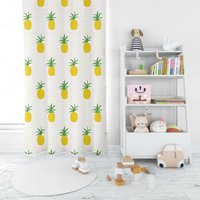 Ananas Gardinen, Niedliche Ananasvorhänge, Kinderzimmervorhänge, Mädchenzimmervorhänge, Jungenzimmervorhänge, Kinderzimmer Dekor von LittleThingsNstuffCo