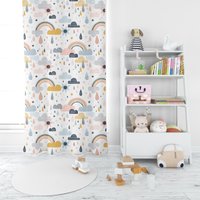 Regenbogen Wolken Gardinen, Kindervorhänge, Kinderzimmervorhänge, Mädchenzimmervorhänge, Jungenzimmervorhänge, Kinderzimmer Dekor von LittleThingsNstuffCo