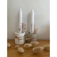 Beton Kerzenhalter Für Stabkerzen Und Teelichter Beton Kerzenhalter Für Stabkerzen Und Teelichter von LittleThingsofAnni