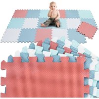 Littletom - 18 Teile Spielmatte Baby Puzzlematte - 30x30 Krabbelmatte Bodenmatte Kinderzimmer von LittleTom
