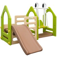 Littletom - Kinder Spielhaus Rutsche mit Schaukel KS-111 von LittleTom