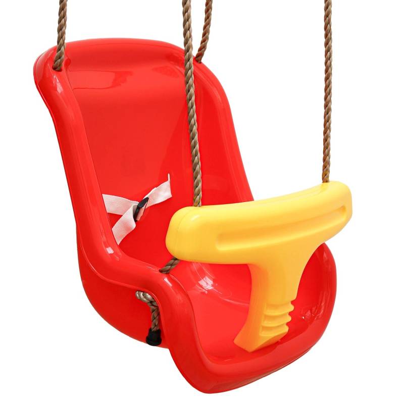 LittleTom Babyschaukel 45 x 36 x 38 cm mit 170 cm Seil - Rot von LittleTom