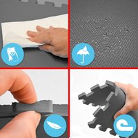 9 Teile Baby Kinder Puzzlematte ab Null - 30x30 Puzzle Spielmatte Krabbelmatte von LittleTom