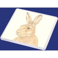 Hase Untersetzer von LittleWhiteRabbitArt