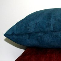 Hergestellt Auf Bestellung Aspen Teal Cord Kissenbezug von LittleWingTas