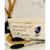 Utensilo Grillen || Grillkörbchen Lass Uns Fett Verbrennen von LittleWishesbyAyse