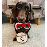 Hund Weihnachten Personalisierte Dekoration, Weihnachtspfoten Schild, Welpe Andenken, Weihnachtspfoten, Erste Weihnachten von Littlebearcrafts1