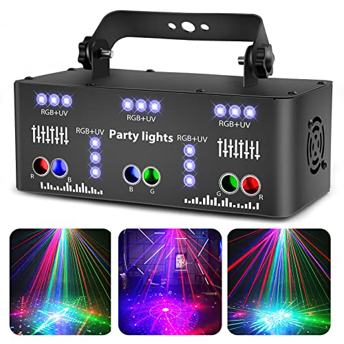 Discolicht Partylicht, LED RGB Licht DJ Projektor Musikgesteuert DJ Disco Lichter, DMX Effektstrahler Für KTV Familientreffen Hochzeit Geburtstag Halloween (LTB337021) Discolicht Partylicht, LED RGB Licht DJ Projektor Musikgesteuert DJ Disco Lichter, DMX Effektstrahler Für KTV Familientreffen Hochzeit Geburtstag Halloween (LTB337021) von Littleboyny