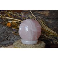 Crystals Gemstones Rose Quartz Sphere von Littlecrystalshop6