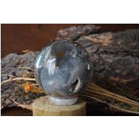 Kristalle Edelsteine Ozean Jaspis Kugel Sphere Mit Druse von Littlecrystalshop6