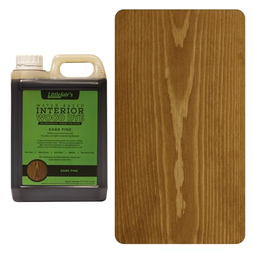 Littlefairs umweltfreundliche wasserbasierte Holzlasur und Farbe - Traditionelles Sortiment (5ltr, dunkle Kiefer) von Littlefair's