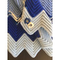 Handarbeit Häkeln-Blue-Baby-Decke von LittlestLentils