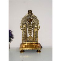 Eleganter Kaaliya Schlangen Altar Thron | Chowki in Messing Für Religiöses Götteridol Spiritueller Begabter Artikel Dekoration von LittletalesCreations