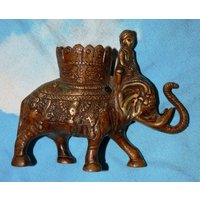 Royal Elephant Stifthalter | Messing Metall Stifte Ständer| Schreibtisch Organizer Für Zuhauseoffice Stationäre Aufbewahrung von LittletalesCreations