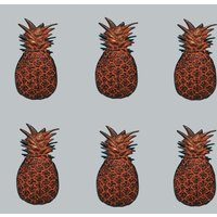 Set Von 06 Stück Ananas Kommode Pull | Messing Obst Design Schrank Griff von LittletalesCreations