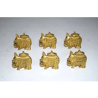 Thai Elefanten Knäufe | Messing Set Von 06 Stück Küchenschrank Griffe Möbel-Hardware-Pulls von LittletalesCreations