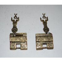 Tricky Lock | Messing Handgefertigt Puzzle Vorhängeschloss Sicherheitsschloss Blumengravuren Set Von 02 Stück Tricky Lock | Messing Handgefertigt Puzzle Vorhängeschloss Sicherheitsschloss Blumengravuren Set Von 02 Stück von LittletalesCreations