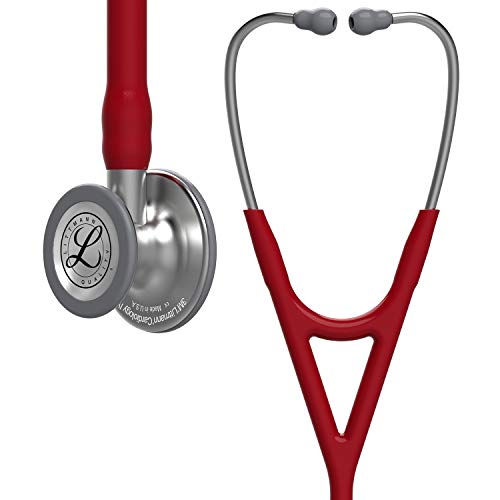 3M Littmann Cardiology IV Stethoskop zur Diagnose, burgunderroter Schlauch, 69 cm, 6184 von Littmann