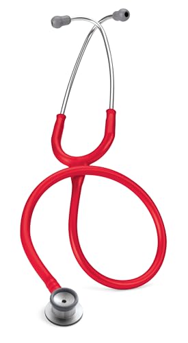 3M Littmann Classic II Säuglingsstethoskop, 2114R, rot,28 inches , 71 cm Schlauchlänge, Membrandurchmesser: 30 mm, Trichterdurchmesser: 19 mm, 1 Stück von 3M Littmann