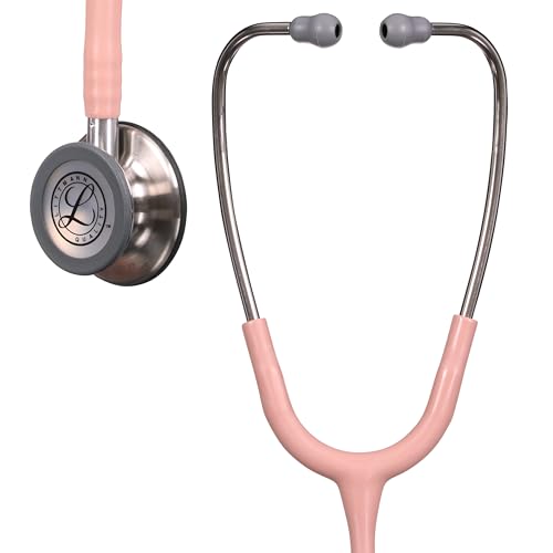 3M Littmann Classic III Stethoskop, 5910C, Edelstahl-Bruststück, Champagner-Roséfarbener Schauch von Littmann