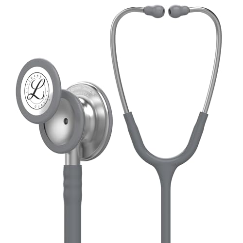 3M Littmann Classic III Stethoskop zur Überwachung, 5621, grauer Schlauch, 69 cm, 5621 von 3M Littmann