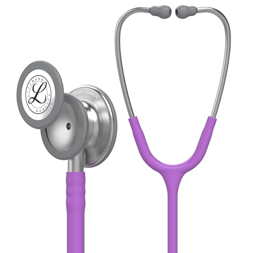 3M Littmann Classic III Stethoskop zur Überwachung, 5832, lavendelfarbener Schlauch, 69 cm von 3M Littmann