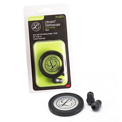 3MTM Littmann 40011 Stethoskop-Ersatzteile, Master CardiologyTM, Schwarz von 3M Littmann
