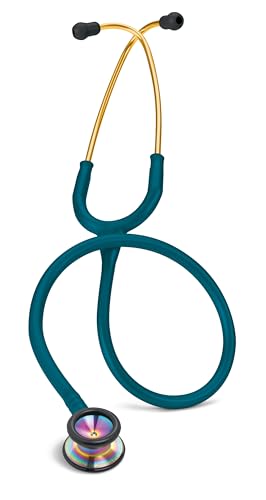 3M Littmann Classic II Kinderstethoskop, 2153, karibikblau, 71 cm Schlauchlänge, Membrandurchmesser: 37 mm, Trichterdurchmesser: 25 mm, Regenbogen- Edition, 1 Stück von 3M Littmann